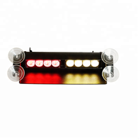 Feux stroboscopiques linéaires à LED pour tableau de bord 12V/24V IP65 certifiés CE 10W, feux d'avertissement pour voiture/bus