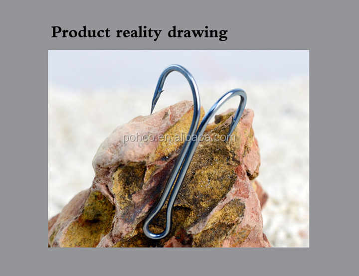 Laxygo Double Frog Fishing Hooks – High Carbon Steel, Barbed, 50pcs Kit For Fresh & Saltwater