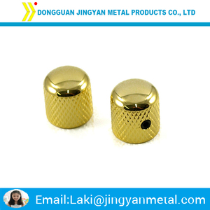 China gold fournisseur tournage cnc précision moletée laiton <span class=keywords><strong>bouton</strong></span> - Product Image 1