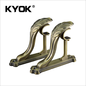 Thanh Treo Rèm Đơn Và Đôi Bằng Thép Không Gỉ Dày 28Mm Thanh Treo Rèm Roman Yên Tĩnh Kiểu Châu Âu Để Gửi Phụ Kiện - Product Image 4