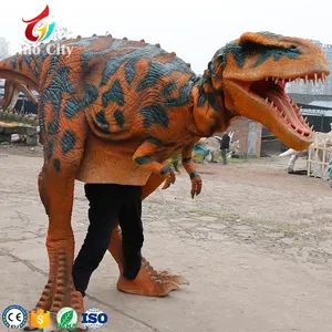 Dino City artificial Mechanical Walking animatronic dinosaur costume