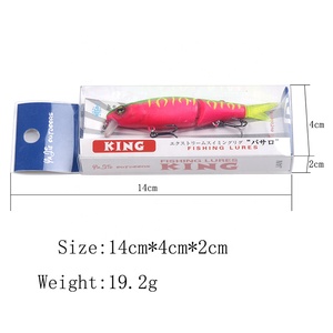 <span class=keywords><strong>Leurre</strong></span> de pêche méné appât articulé <span class=keywords><strong>queue</strong></span> <span class=keywords><strong>souple</strong></span> 8.8cm 7.2g beaucoup de couleurs queues de rechange meilleur prix <span class=keywords><strong>avec</strong></span> crochet VMC - Product Image 6