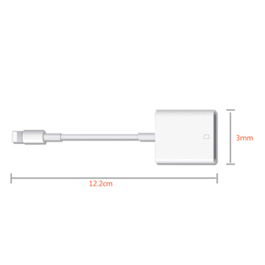 SD adaptador <span class=keywords><strong>de</strong></span> lector <span class=keywords><strong>de</strong></span> tarjetas iPhone 8 X iPod <span class=keywords><strong>Apple</strong></span> tarjetas <span class=keywords><strong>de</strong></span> memoria SD <span class=keywords><strong>de</strong></span> apoyo más nuevo Sistema IOS 2018 nuevo - Product Image 2
