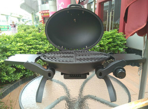Barbecue Gaz <span class=keywords><strong>Kebab</strong></span> Grill Portable <span class=keywords><strong>Gril</strong></span> À Gaz avec Pieds Repliables et Côté Shelives - Product Image 1