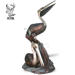 Sculpture de pellican en bronze grandeur nature pour la décoration de jardin <span class=keywords><strong>à</strong></span> <span class=keywords><strong>vendre</strong></span> - Product Image 4