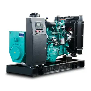 Aangedreven door Cummins motor 4BT3. 9-G2 diesel generator 30kw diesel gen set