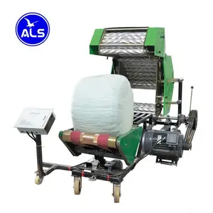 Saman ve saman balyalama makinesi çim balya makinesi Mini yuvarlak saman balya satılık