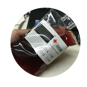 Halloween pvc clear empty drink blood bag manufacturers