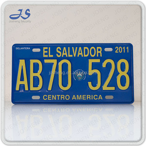 Placas de Matrícula de Aluminio Cromado de Tamaño Estándar Personalizadas Profesionalmente, Grosor de 0.6-1 mm, Venta al <span class=keywords><strong>por</strong></span> Mayor <span class=keywords><strong>por</strong></span> JOSHENG - Product Image 2