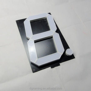 Display led exterior brilhante grande 12 polegadas 7 segmentos grande vermelho branco - Product Image 6