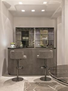 Luxury Round Back Stainless Steel Leg <strong>Swivel</strong> Velvet <strong>bar</strong> <strong>Stool</strong> - Product Image 5