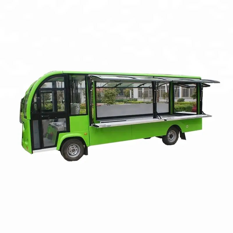 OEM Bus Makanan Desain Baru 2018 dari Bus Truk Makanan Elektrik OEM Kapasitas Besar