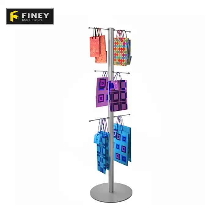 Source Best quality metal bag display stand on m.