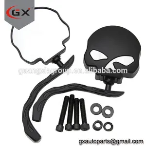 Espejo retrovisor Universal para bicicleta, espejo lateral para motocicleta, con cabeza de calavera, color negro, nuevo diseño, 750 XL883/1200