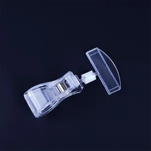 J4 Supermarket POP Price Holder Transparent Promotion Card Clip