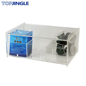 Cápsula de café acrílica de 6 vías con soporte para bolsitas de té al por mayor - Product Image 1