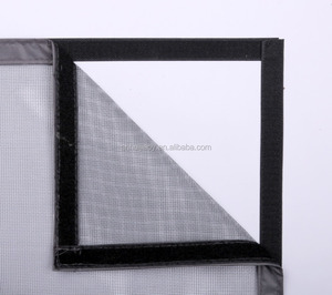 Porte <span class=keywords><strong>moustiquaire</strong></span> filet en fiber de verre Porte D'écran Magnétique <span class=keywords><strong>avec</strong></span> la Maille Résistante Rideau et Plein Cadre Cerceau et Boucle - Product Image 4
