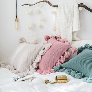 Offre Spéciale couleur unie tissé décoration <span class=keywords><strong>coussin</strong></span> - Product Image 2
