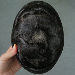 ICON-Sistema de peluquín humano <span class=keywords><strong>para</strong></span> hombre, venta al por mayor, peluca de encaje mono soldada, sistema de cabello de línea de pelo invisible <span class=keywords><strong>para</strong></span> hombre - Product Image 2