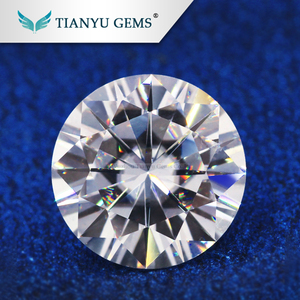 Wuzhou al por mayor diamante 1ct 6.5mm D/EF/GH/<span class=keywords><strong>IJ</strong></span> claro Bélgica corte moissanite diamante sintético precio - Product Image 2
