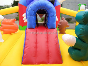 <span class=keywords><strong>Gran</strong></span> <span class=keywords><strong>castillo</strong></span> hinchable patio diversión diapositiva inflable constructor tierra gorila dinosaurio inflable trampolín de China - Product Image 5