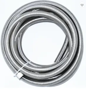 Dầu Cooler Hose AN8 NBR Cao Su Tổng Hợp 304 Dây Thép Không Gỉ Bện Thủy Lực Lắp Ráp Dòng An Hose Áp Lực Cao