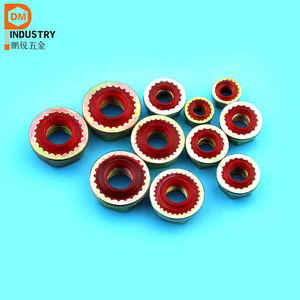 Tuerca de Seguridad <span class=keywords><strong>M16</strong></span> con Brida, Acero al Carbono con Acabado Zincado, Estándar DIN, Tuerca Hexagonal - Product Image 5