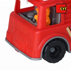 Enfants 15 pcs blocs <span class=keywords><strong>de</strong></span> bande <span class=keywords><strong>dessin</strong></span>ée <span class=keywords><strong>camion</strong></span> <span class=keywords><strong>de</strong></span> pompiers jouet pour gros - Product Image 2