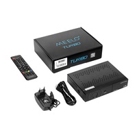 Récepteur numérique de télévision Linux, méelo turbo combo, mpeg 4 hd, h.265, plusieurs langues disponibles