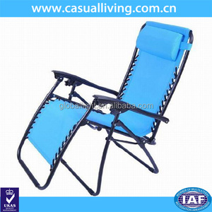 <span class=keywords><strong>Chaise</strong></span> d'extérieur pliable <span class=keywords><strong>Anti</strong></span>-<span class=keywords><strong>gravité</strong></span>, fauteuil de salon, réglable, pour jardin - Product Image 3