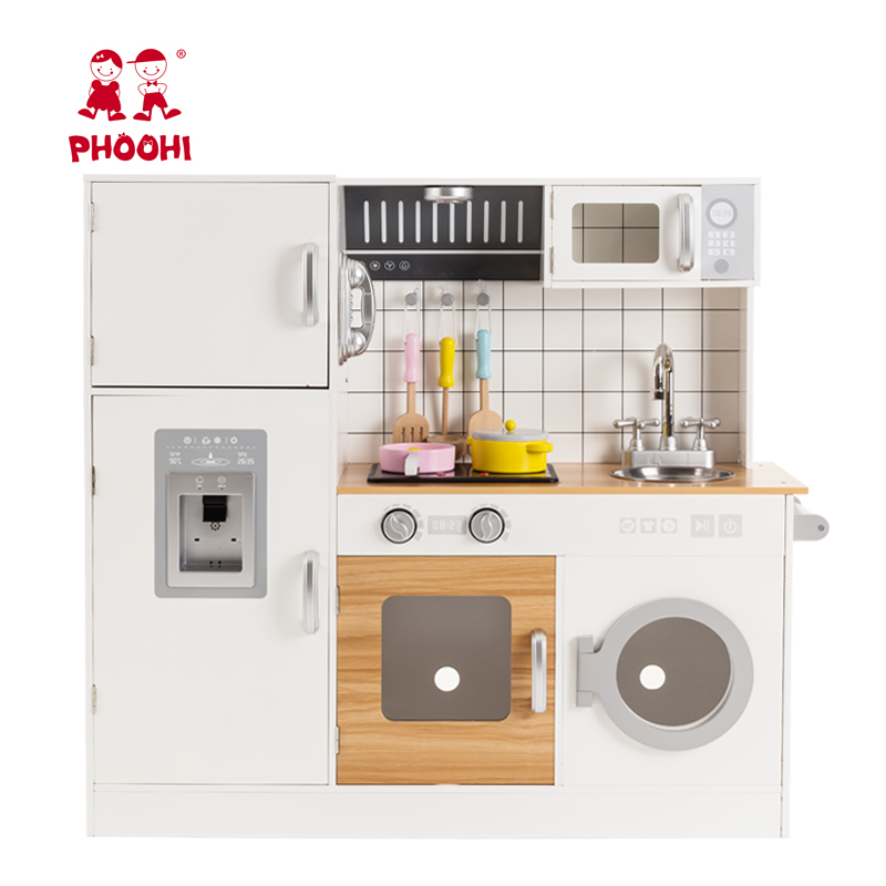 Лидер продаж, детский деревянный Игровой набор для ролевых игр, кухонная игрушка для малышей