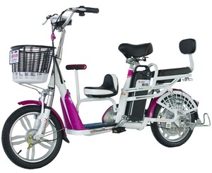 Vélo électrique famille avec batterie au lithium, 350w 48v, avec pédales, prix d'usine - Product Image 1