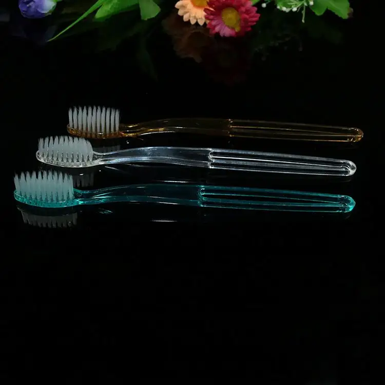 Cheap bulk bamboo wooden disposable toothbrush with toothpaste