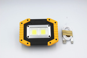 Faro da Lavoro Portatile <span class=keywords><strong>a</strong></span> <span class=keywords><strong>LED</strong></span> COB da 20W <span class=keywords><strong>Ricaricabile</strong></span> 18650 Impermeabile con 3 Modalità, <span class=keywords><strong>Faretto</strong></span> da Esterno per Campeggio, Caccia e Lavoro - Product Image 6