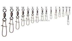 American <span class=keywords><strong>Quick</strong></span> 8 Swivel giratorio con Nice Snap <span class=keywords><strong>Duo</strong></span> Lock Snap Nice Snap Fishing Swivels Conector de anzuelo de pesca - Product Image 3