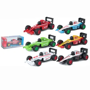 Wholesale kids pull back scale car Die cast formula car toy