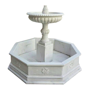 Gran jardín mármol <span class=keywords><strong>fuente</strong></span> <span class=keywords><strong>de</strong></span> agua con regious figura y León estatua - Product Image 1