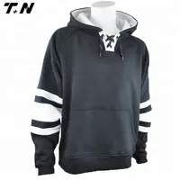 A1845-828 Pittsburgh Penguins Blank Hockey Lace Hoodie Sweatshirt