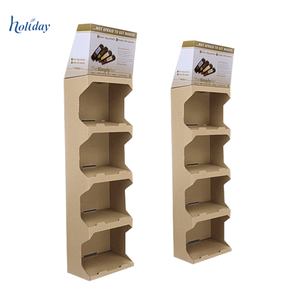 Negozio di vendita al dettaglio di promozione cartone da pavimento led display rack - Product Image 6