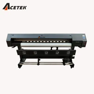 Acetek TC-1800 flex banner vinyl sticker eco printer with hoson board system