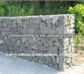 Gabion approvisionnement, soudés gabion treillis métallique, barrière hesco( galvanisé)