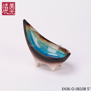 Vajilla y Cerámica Japonesa, Plato para Servir con Esmalte Craquelado E436&437-O-<span class=keywords><strong>06108</strong></span> - Product Image 5