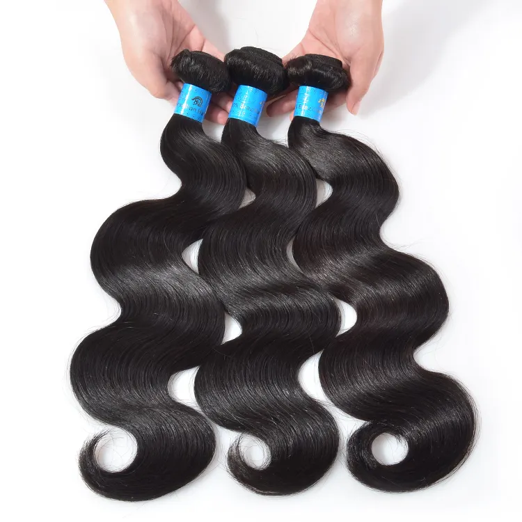 Самые Популярные натуральные волнистые бразильские человеческие волосы для плетения, KBL, дешевые, класс 12a, натуральные волосы, волнистые пряди волос