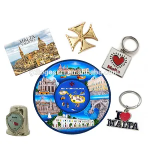 Nieuwe Custom Metalen Souvenir Koelkastmagneet Malta Toerisme Souvenir Valletta Souvenirs Malta