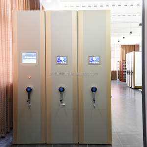 Customised Steel <strong>File</strong> Compactor Mobile Filling Cabinet Library Rolling <strong>Stack</strong> Shelving - Product Image 5
