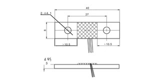GML653 40kg do calibre de tensão da célula de carga escala portátil - Product Image 4