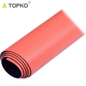 TOPKO เสื่อโยคะ <span class=keywords><strong>PVC</strong></span> ความหนาแน่นสูงปรับแต่งโลโก้ได้,เสื่อโยคะยืดกล้ามเนื้อออกกำลังกายปรับได้ - Product Image 6