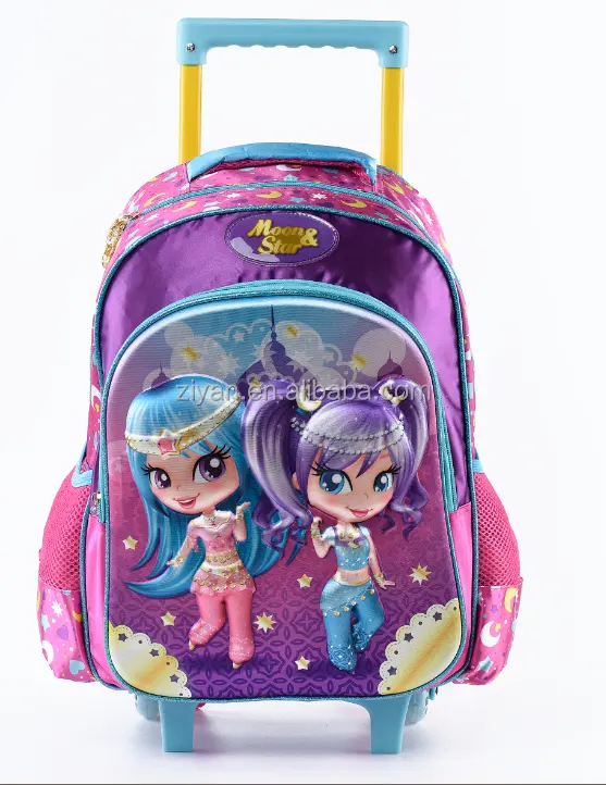 Offre Spéciale polychrome 2020 dernier millésime dessin animé enfants école chariot sac sacs d'école pour les filles