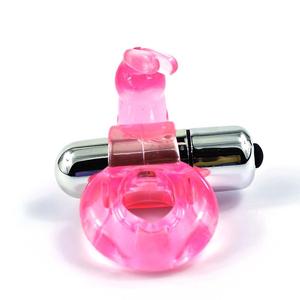 Sexspielzeug Rabbit Bullet Orgasmus Erektion Männer Silikon Penisring - Product Image 5