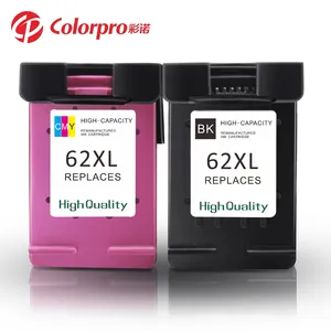 Colorpro for OfficeJet 5549 printer ink cartridge 62XL compatible for HP62